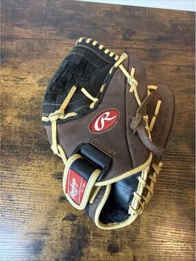 Rawlings ProShock BBC36BC Baseball Glove – Brown w/ Black Basket Weave – 12.5" –